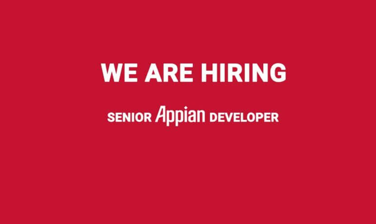 hiring sr appian developer