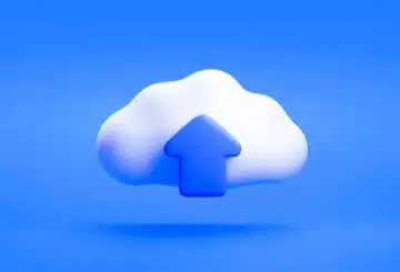 white-cloud-with-download-icon-cloud-computing-technology-sign-symbol-3d-rendering